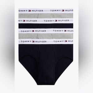Tommy Hilfiger Men's Briefs - Gray and Black